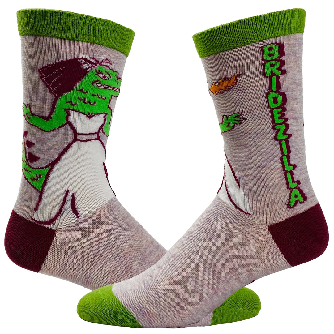 Funny Bridezilla Women's Bridezilla Sock Nerdy Wedding TV & Movies Tee