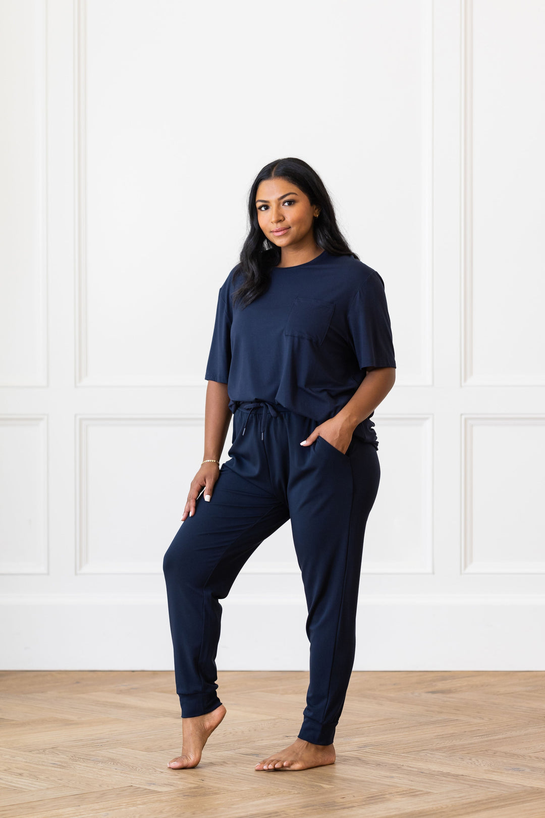 Women's Bamboo Stretch-Knit Lounge Tee