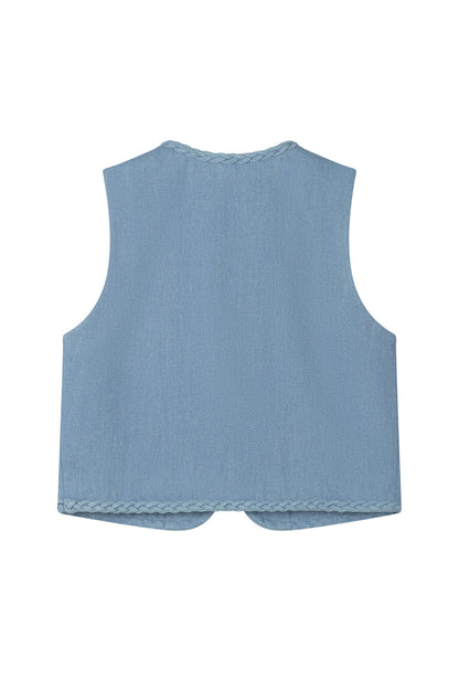 Dexter Denim Vest - Blue