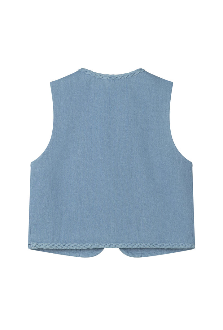 Dexter Denim Vest - Blue