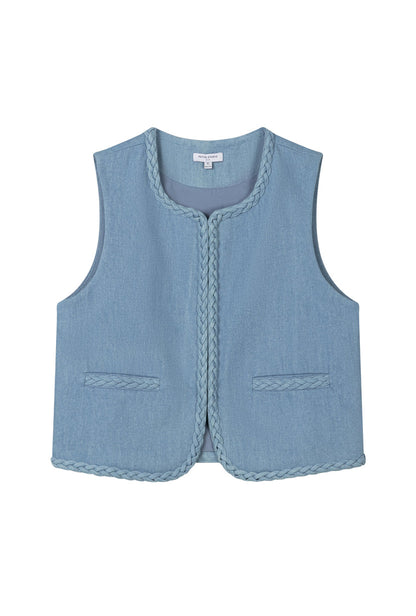 Dexter Denim Vest - Blue
