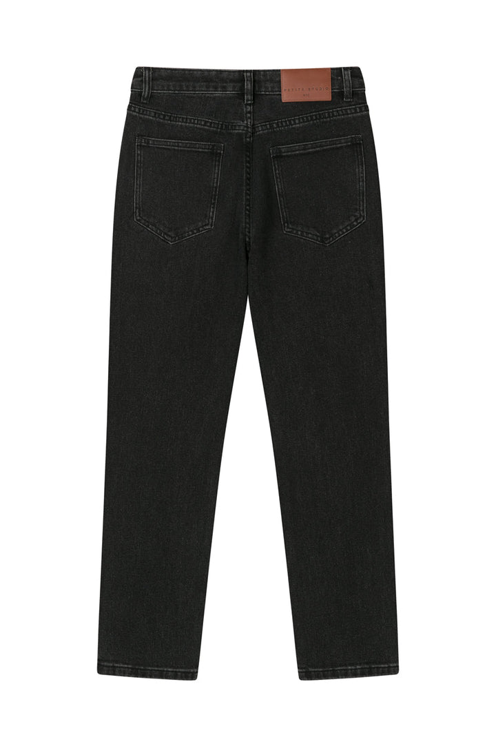 Enid High-Rise Slim Ankle Jeans - Black