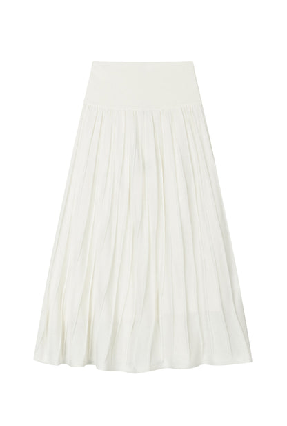 Czar Bamboo Knit Skirt - Ivory