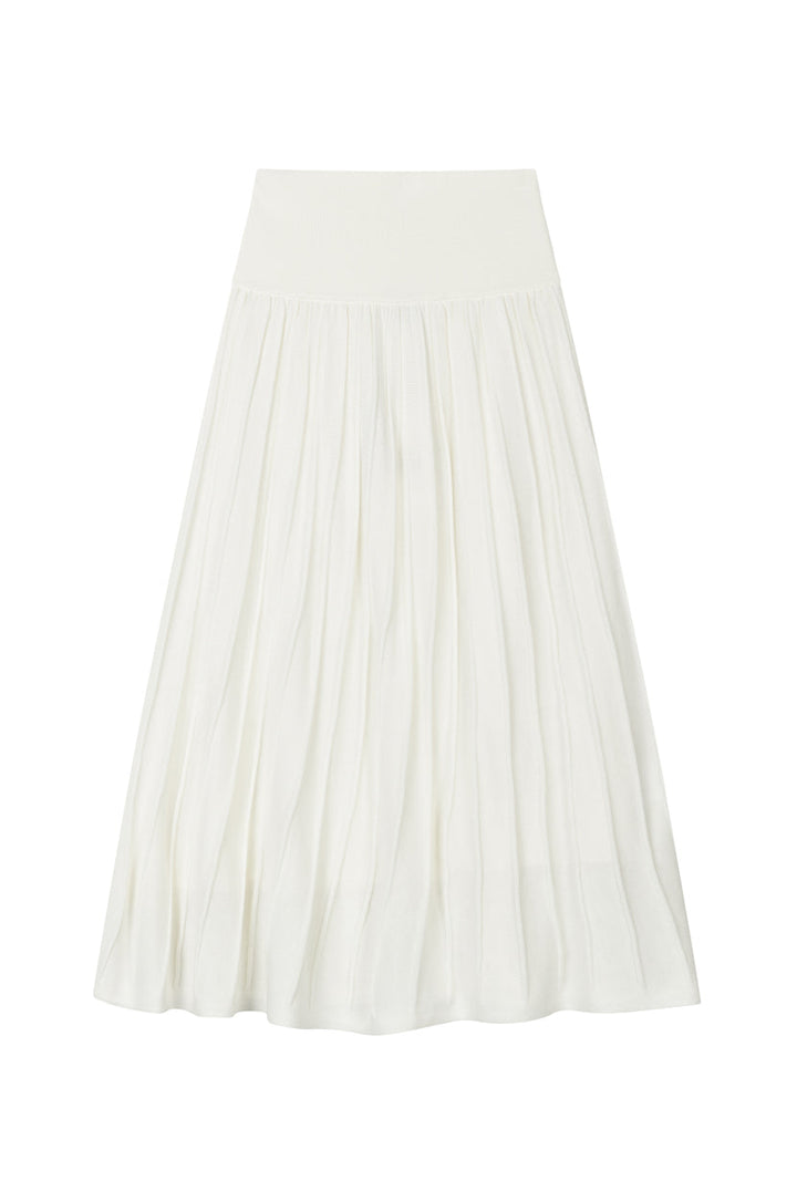 Czar Bamboo Knit Skirt - Ivory