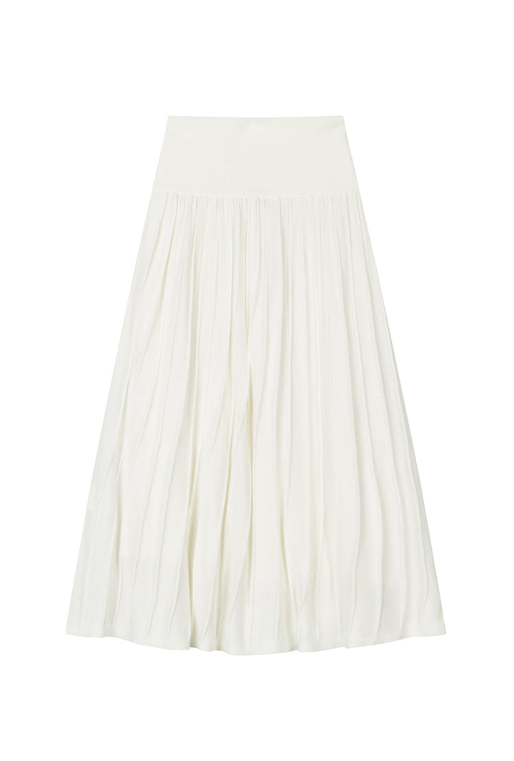 Czar Bamboo Knit Skirt - Ivory