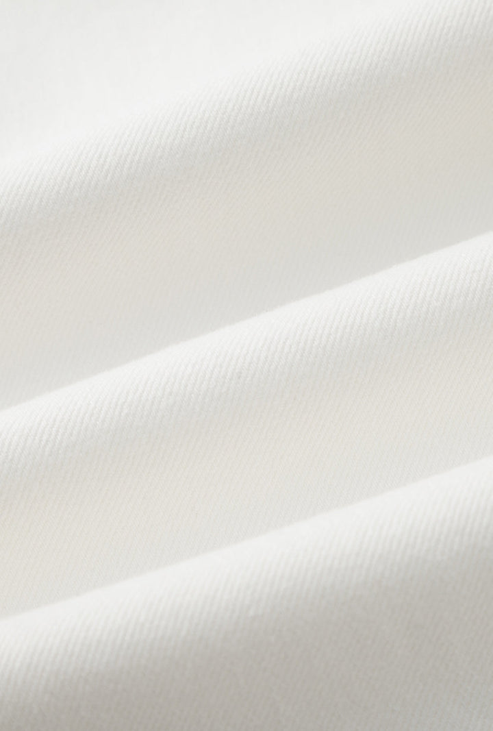 Evie Mid-Rise Barrel Jeans - White