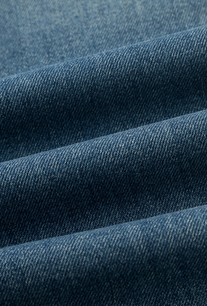 Evie Mid-Rise Barrel Jeans - Vintage Blue