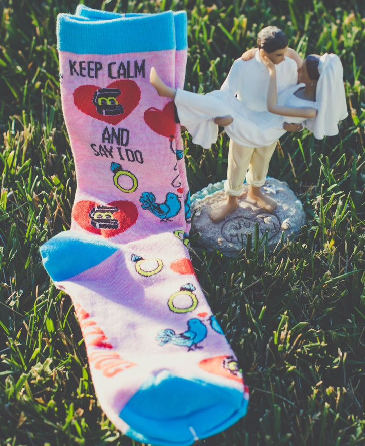 Women's Keep Calm And Say I do Socks